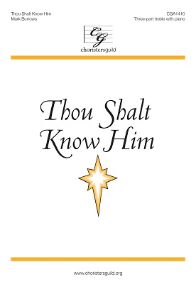 Thou Shalt Know Him (Accompaniment Track)