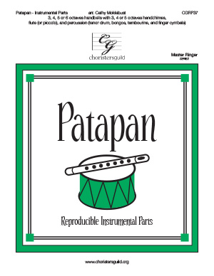 Patapan - Reproducible Instrumental Parts