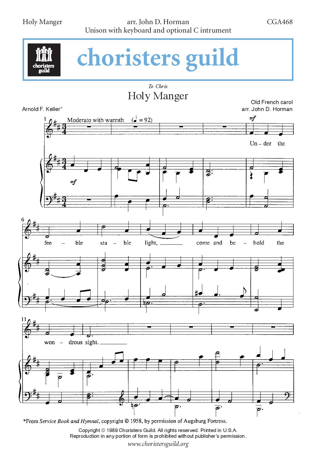 Holy Manger