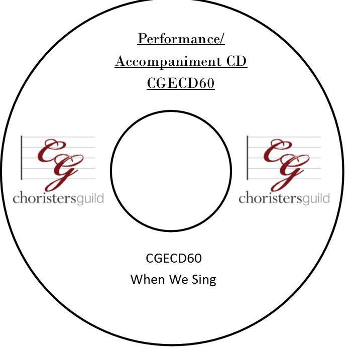 When We Sing (Performance/Accompaniment CD) 