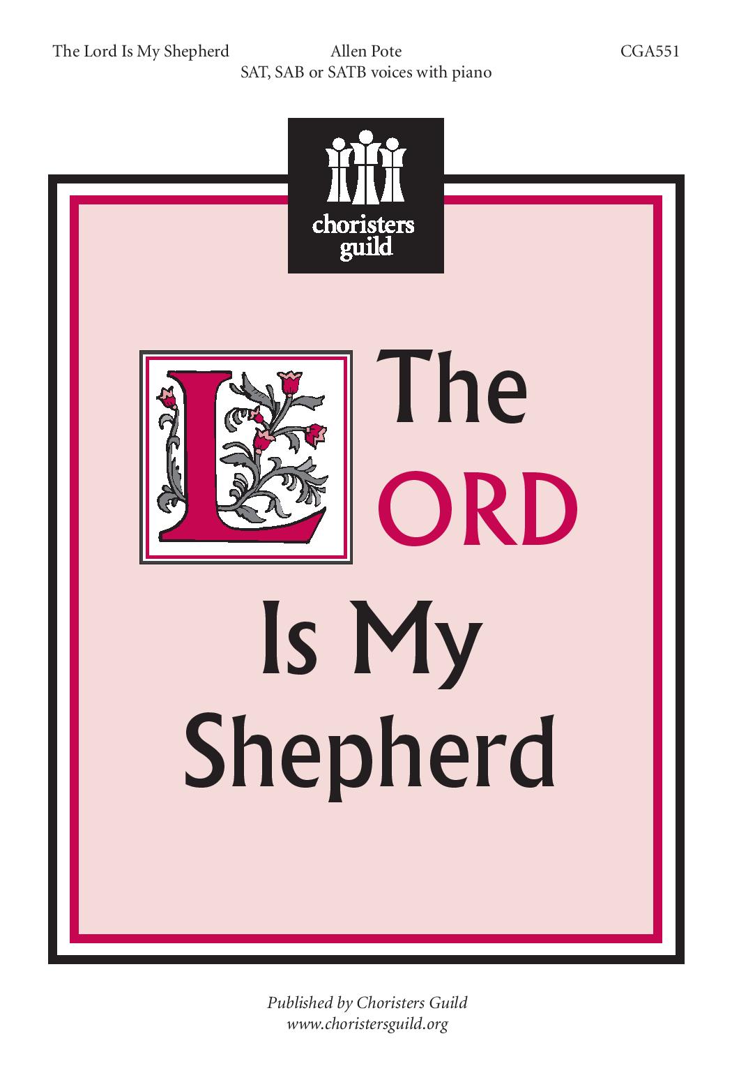 The Lord Is My Shepherd SATB