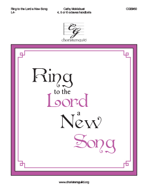 Ring to the Lord a New Song (4, 5 or 6  octaves)