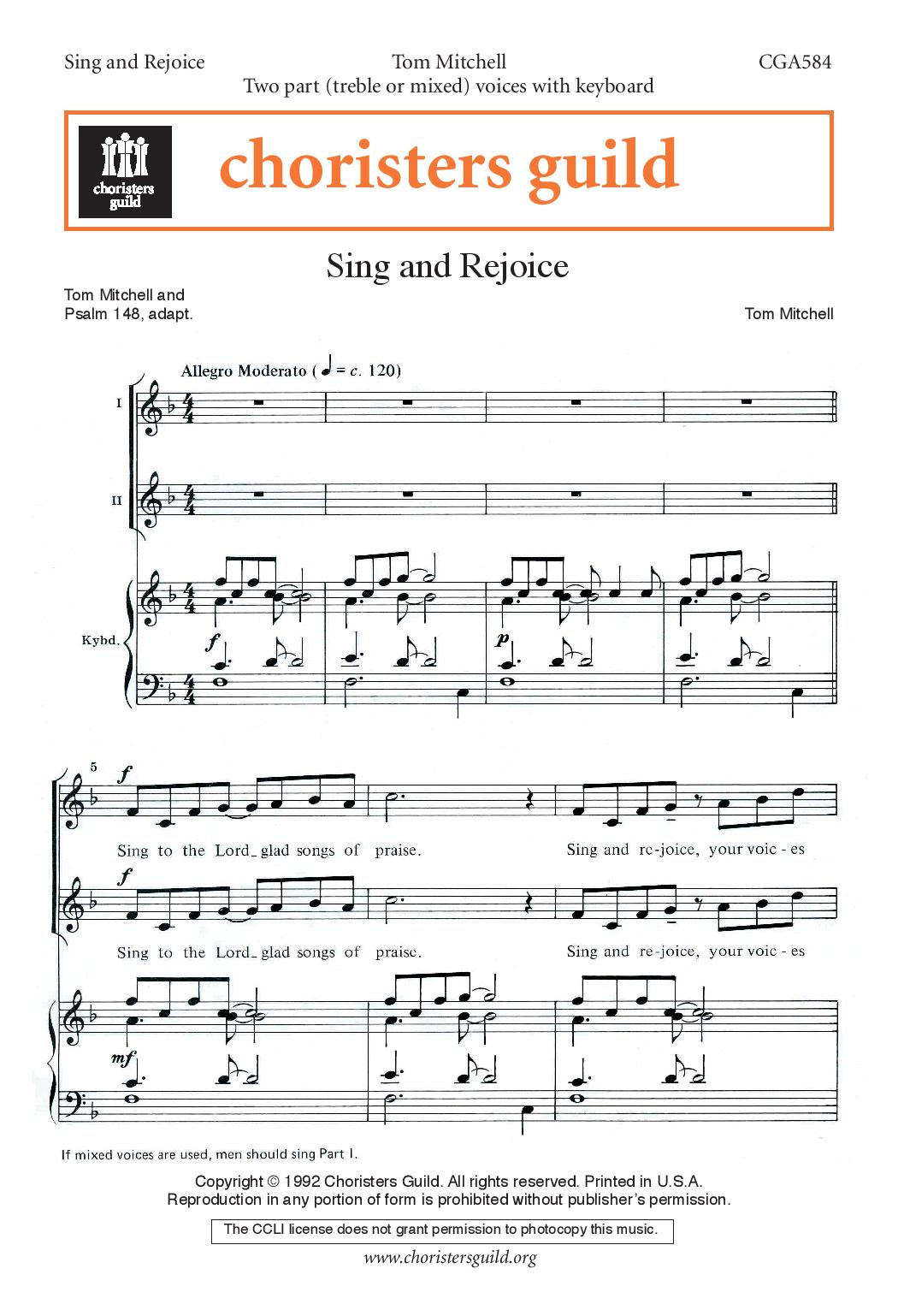 Sing and Rejoice