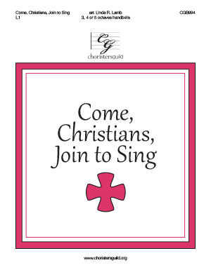 Come Christians, Join to Sing (3, 4 or 5 octaves)
