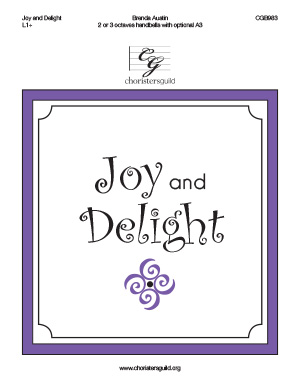 Joy and Delight (2 or 3 octaves) 