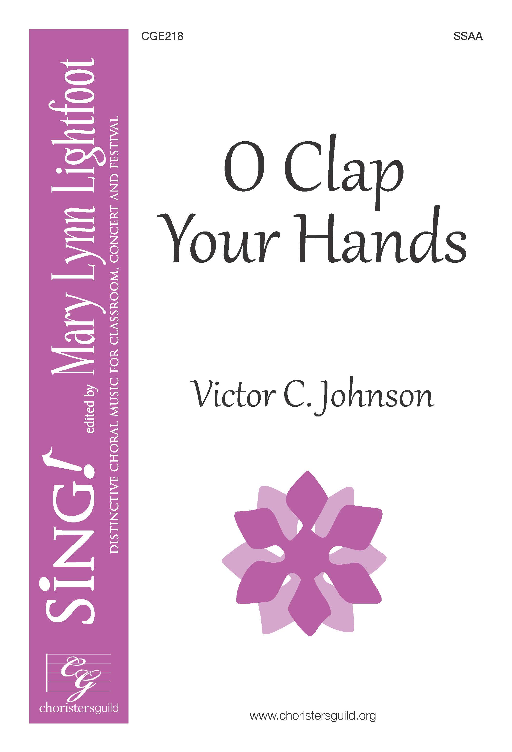 O Clap Your Hands - SSAA