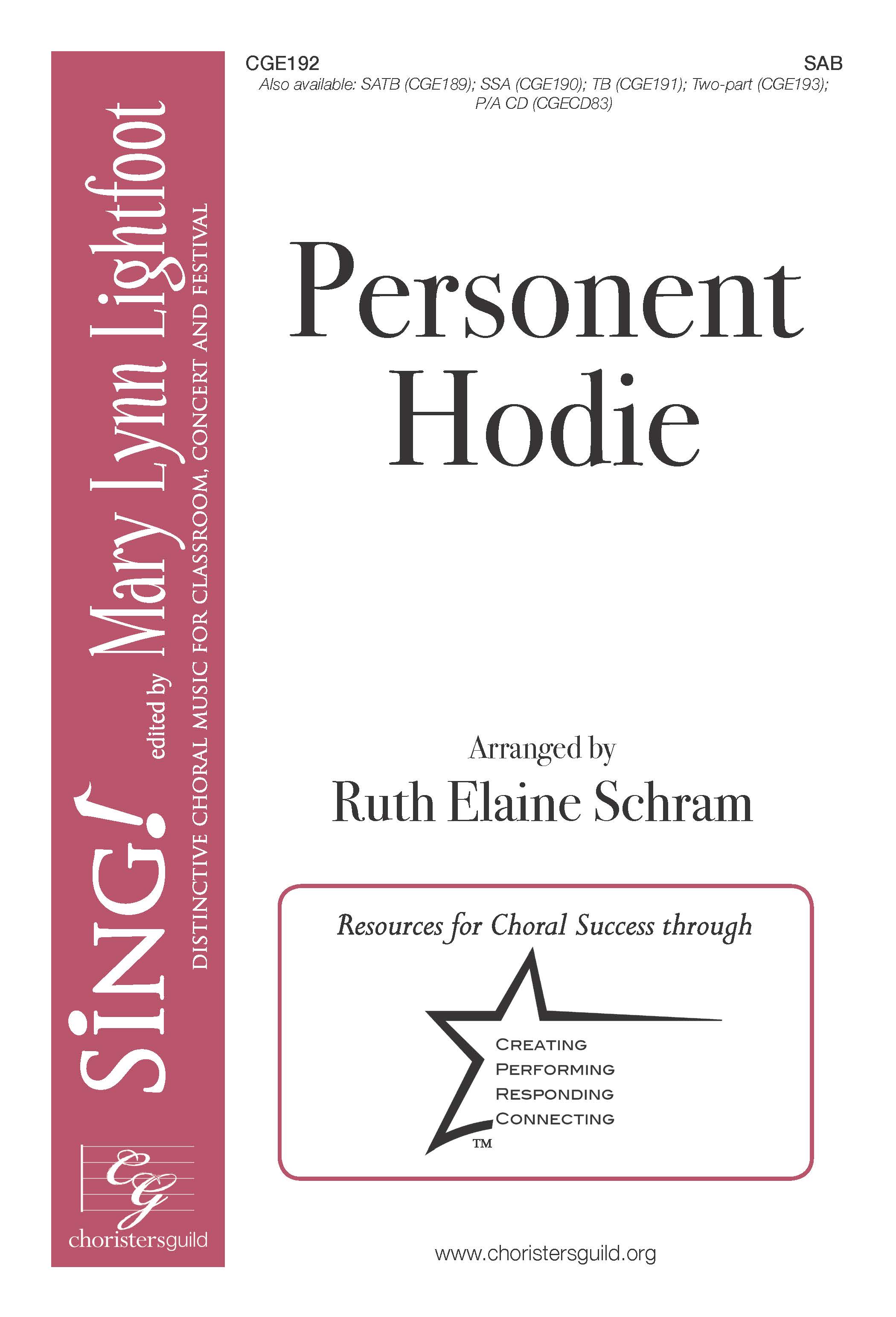 Personent Hodie SAB
