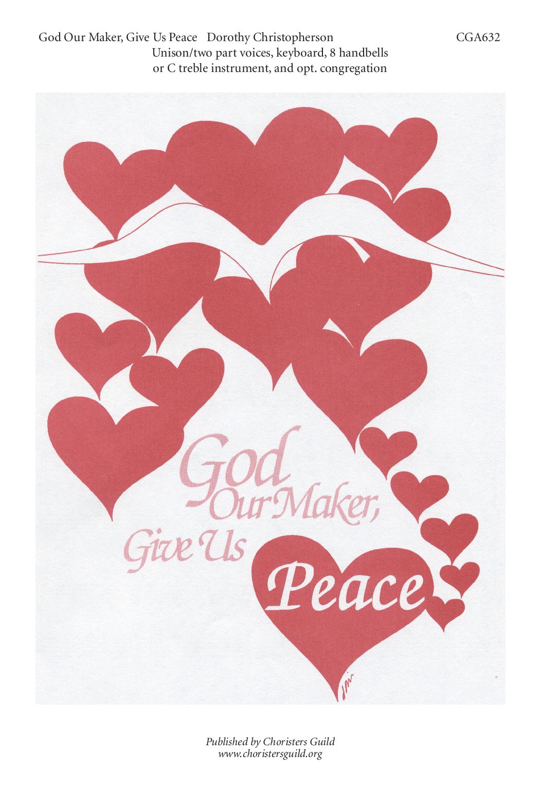 God Our Maker, Give Us Peace