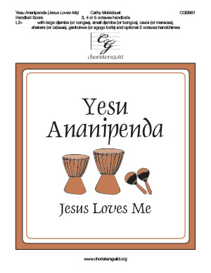 Yesu Ananipenda (Jesus Loves Me) - Handbell  Score 