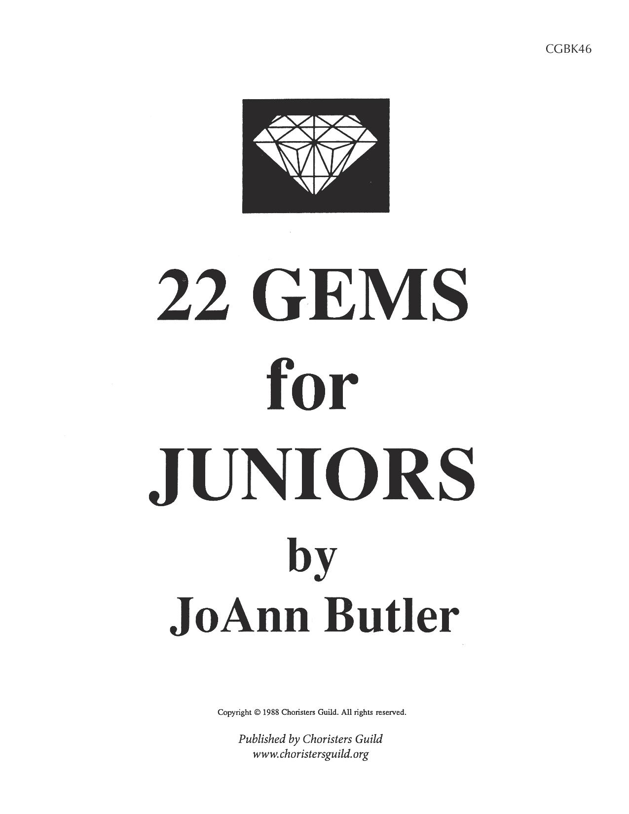 22 Gems for Juniors Book