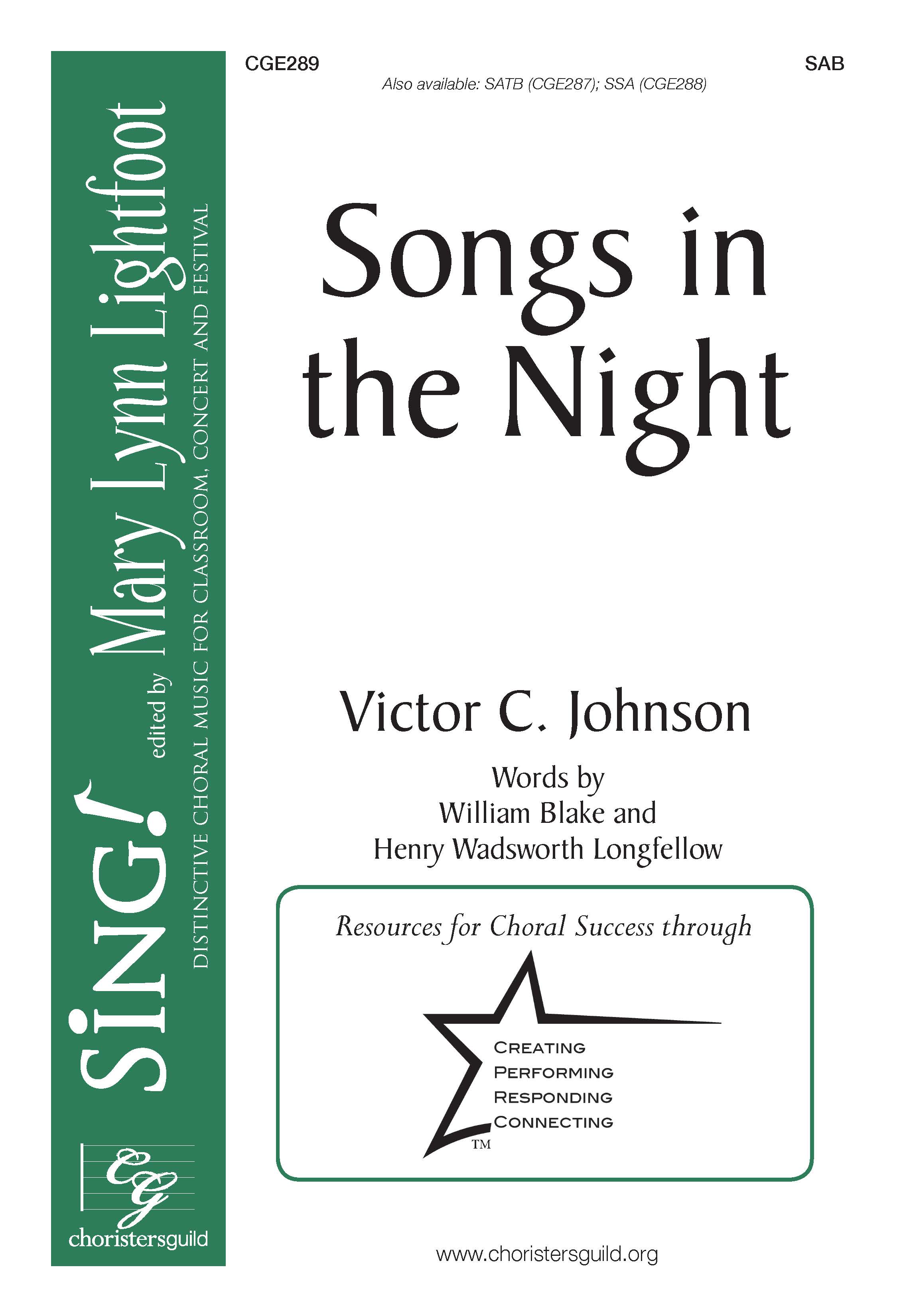 Songs in the Night SAB