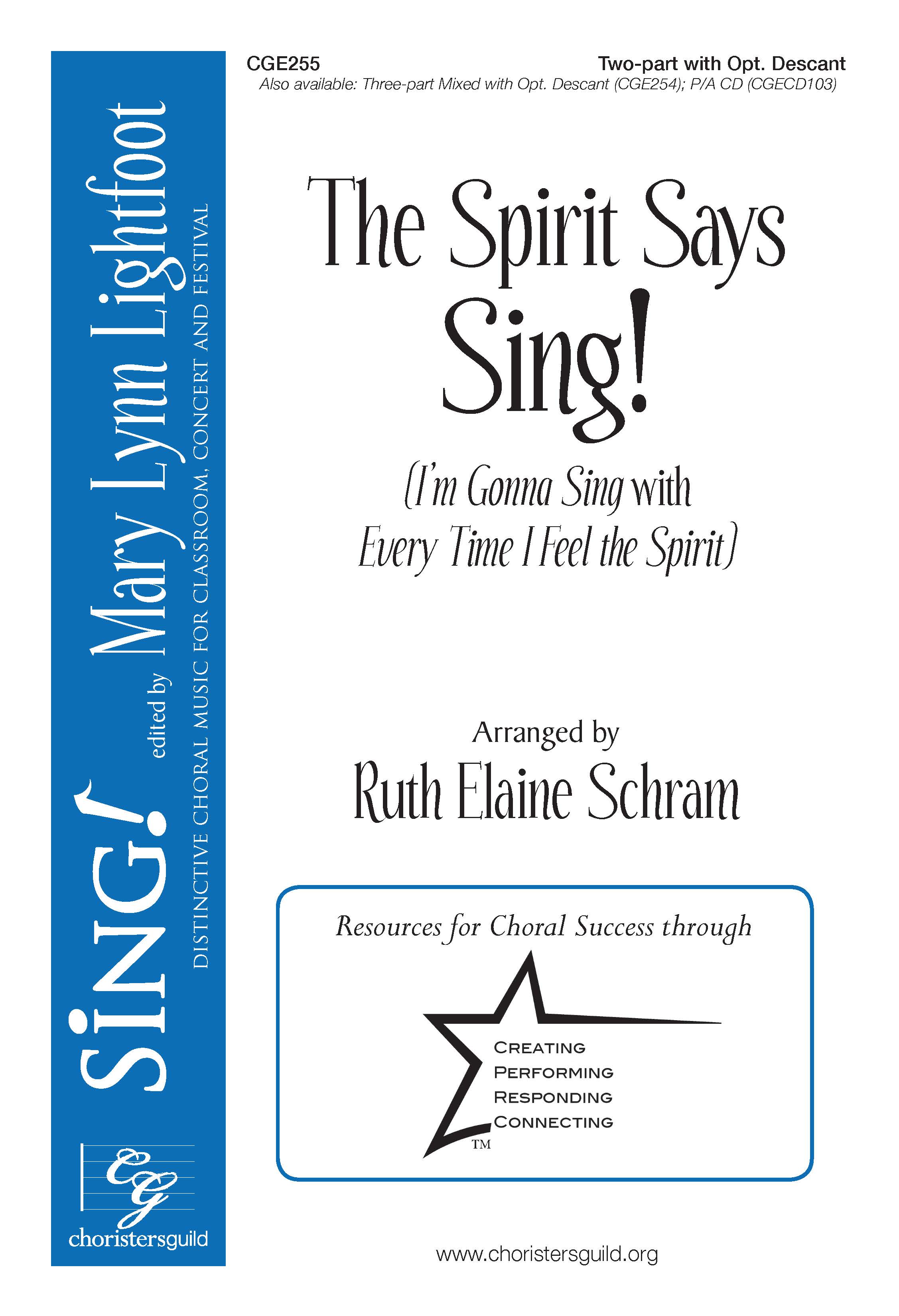 The Spirit Says Sing! Two-part