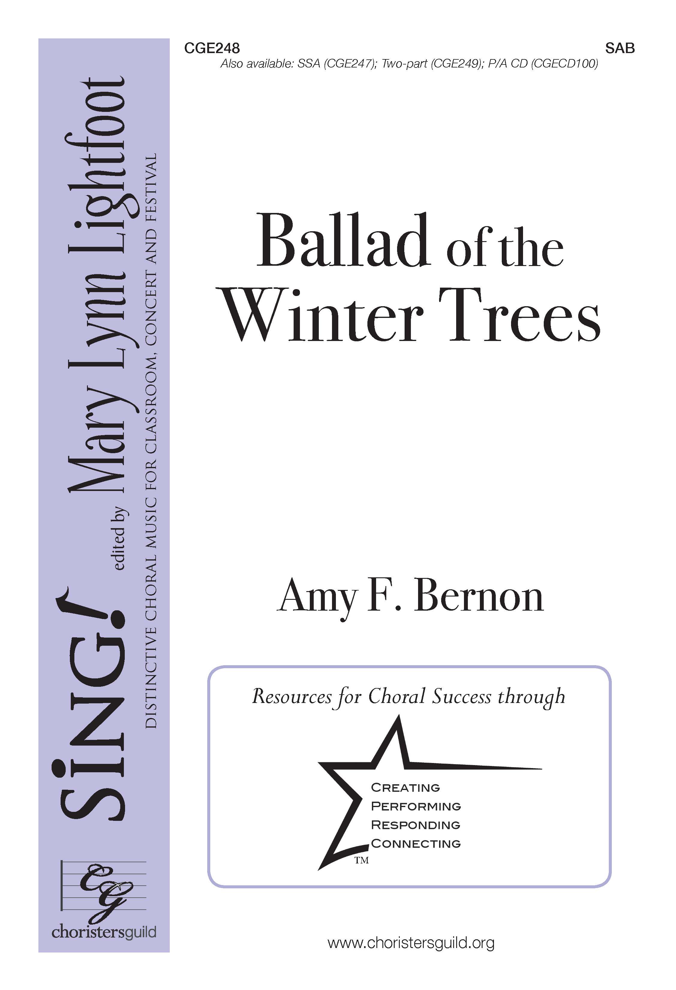 Ballad of the Winter Trees SAB