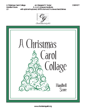 A Christmas Carol Collage - Handbell Score