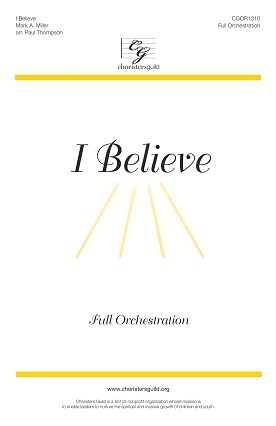I Believe - Full Orchestration