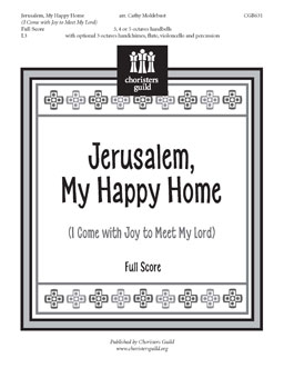 Jerusalem, My Happy Home Full Score