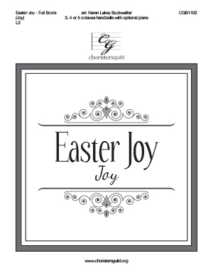 Easter Joy - Full Score