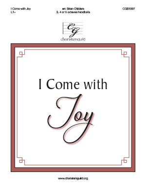 I Come with Joy