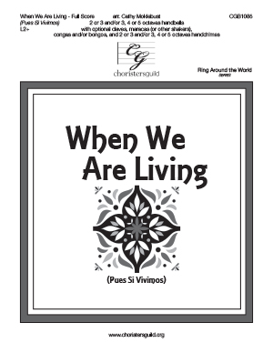 When We Are Living - Full Score