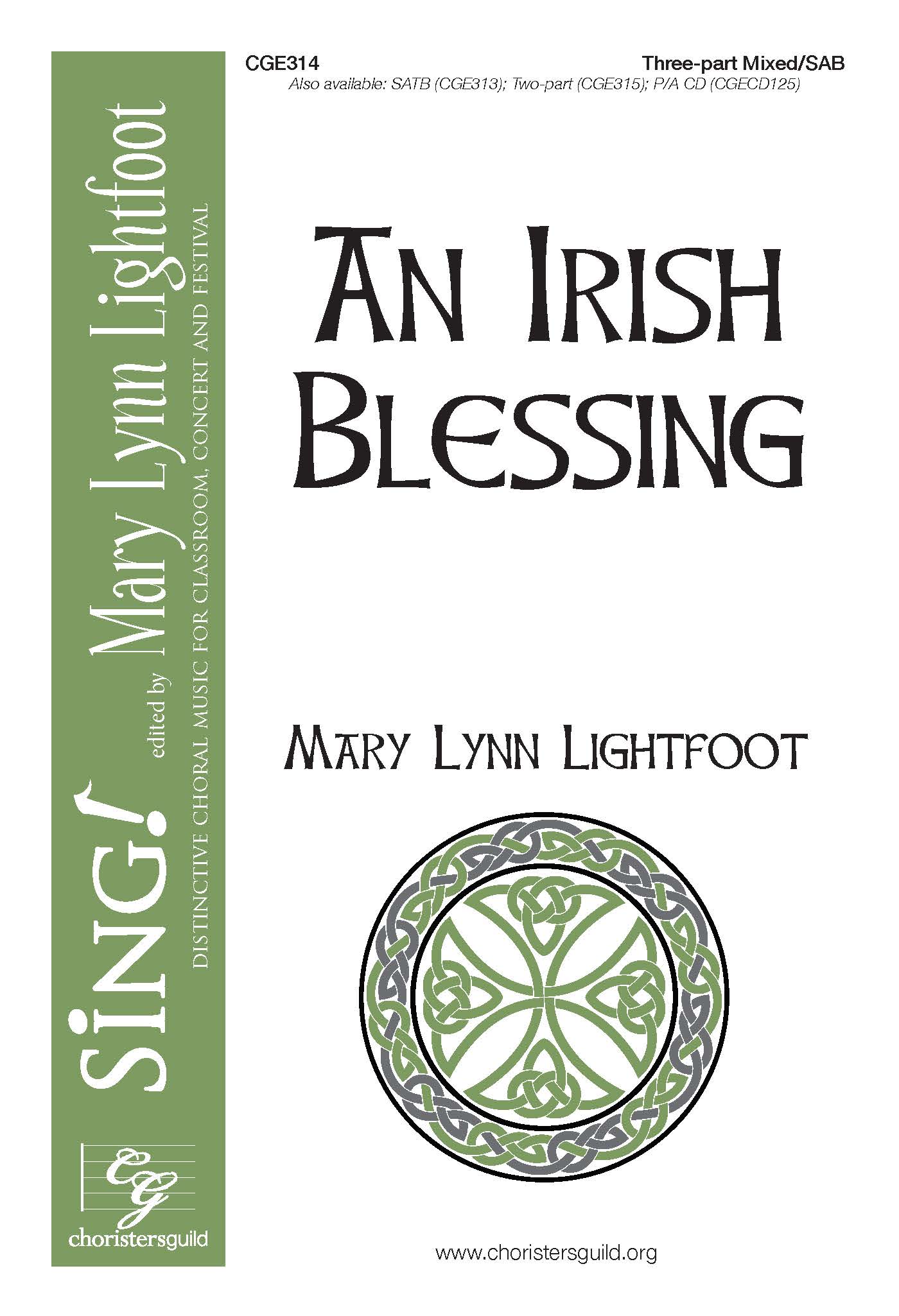 An Irish Blessing - Three-part Mixed/SAB