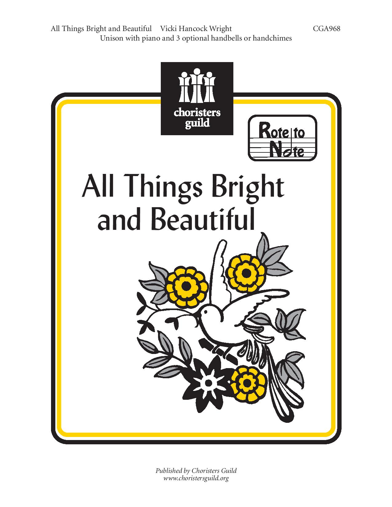 All Things Bright and Beautiful (arr. Wright)