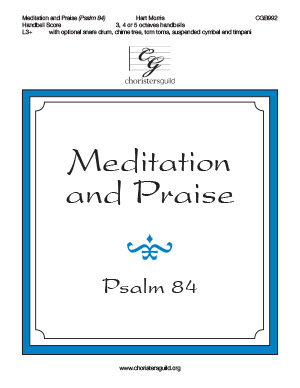 Meditation and Praise  - Handbell Score 