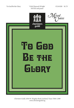 To God Be the Glory (Audio Download)