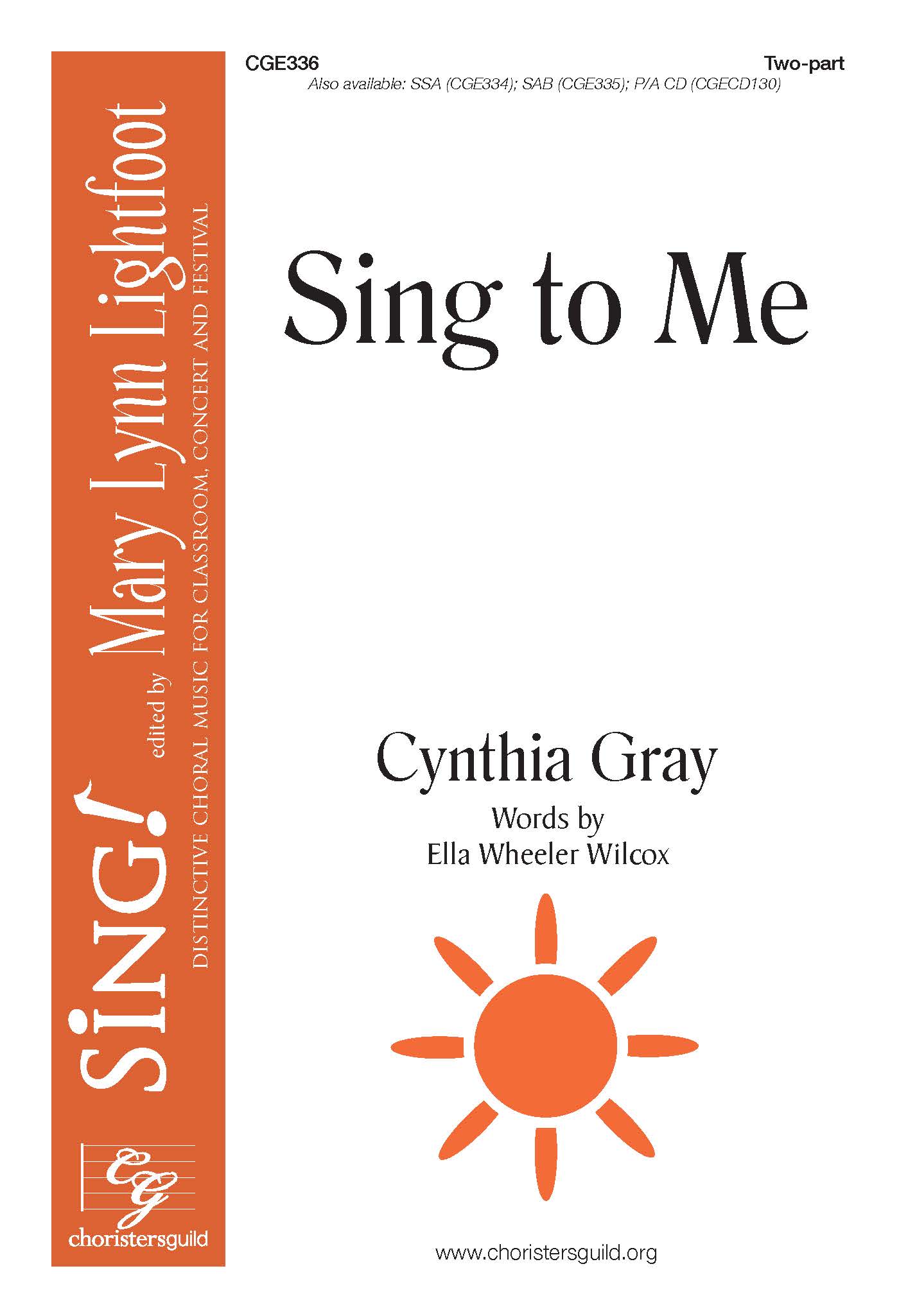 Sing to Me - Two-part