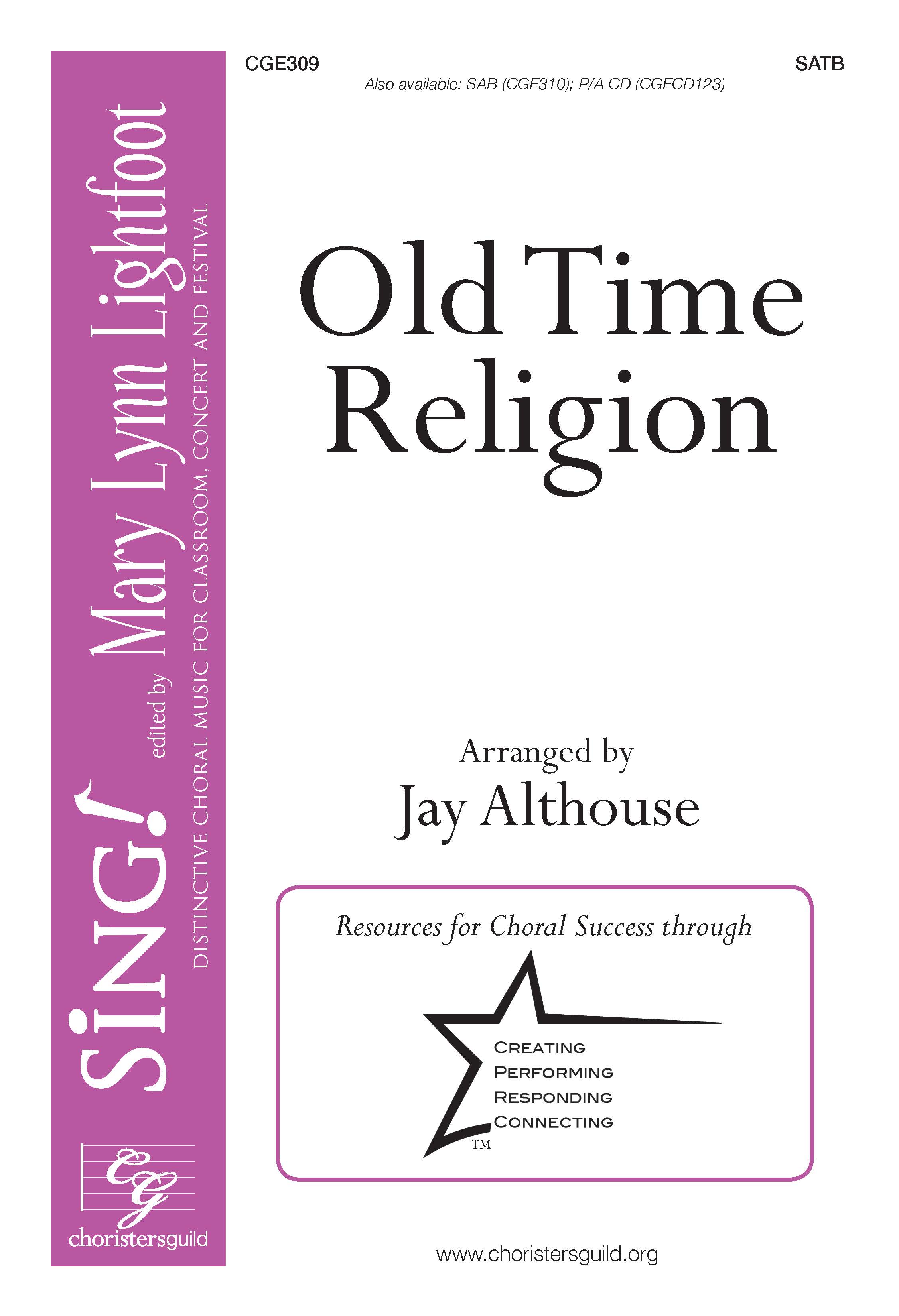 Old Time Religion - SATB