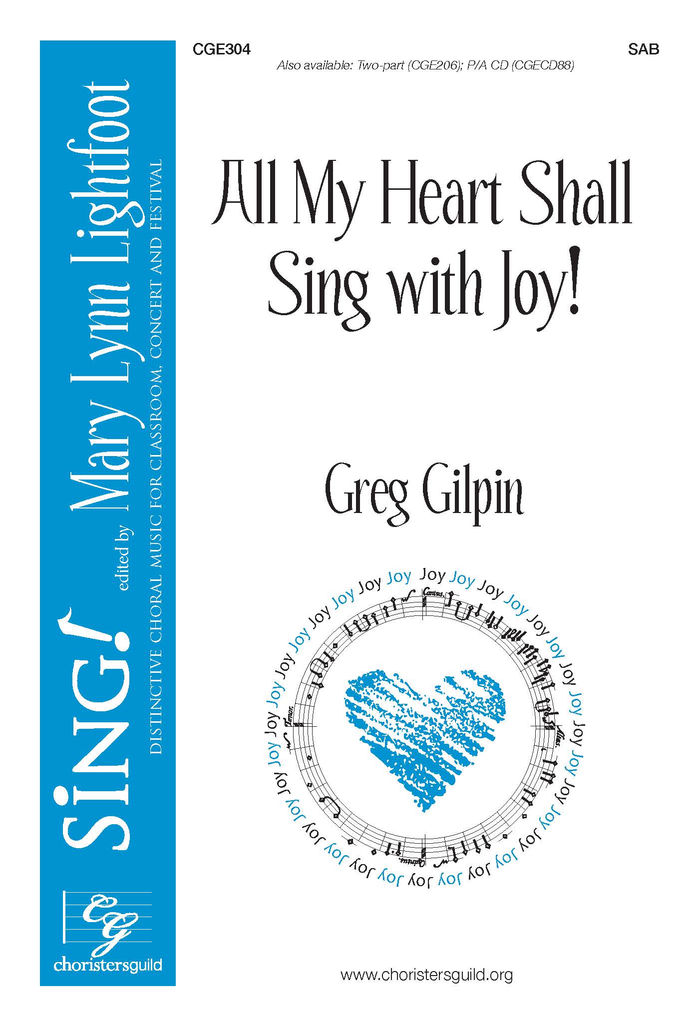 All My Heart Shall Sing with Joy! - SAB