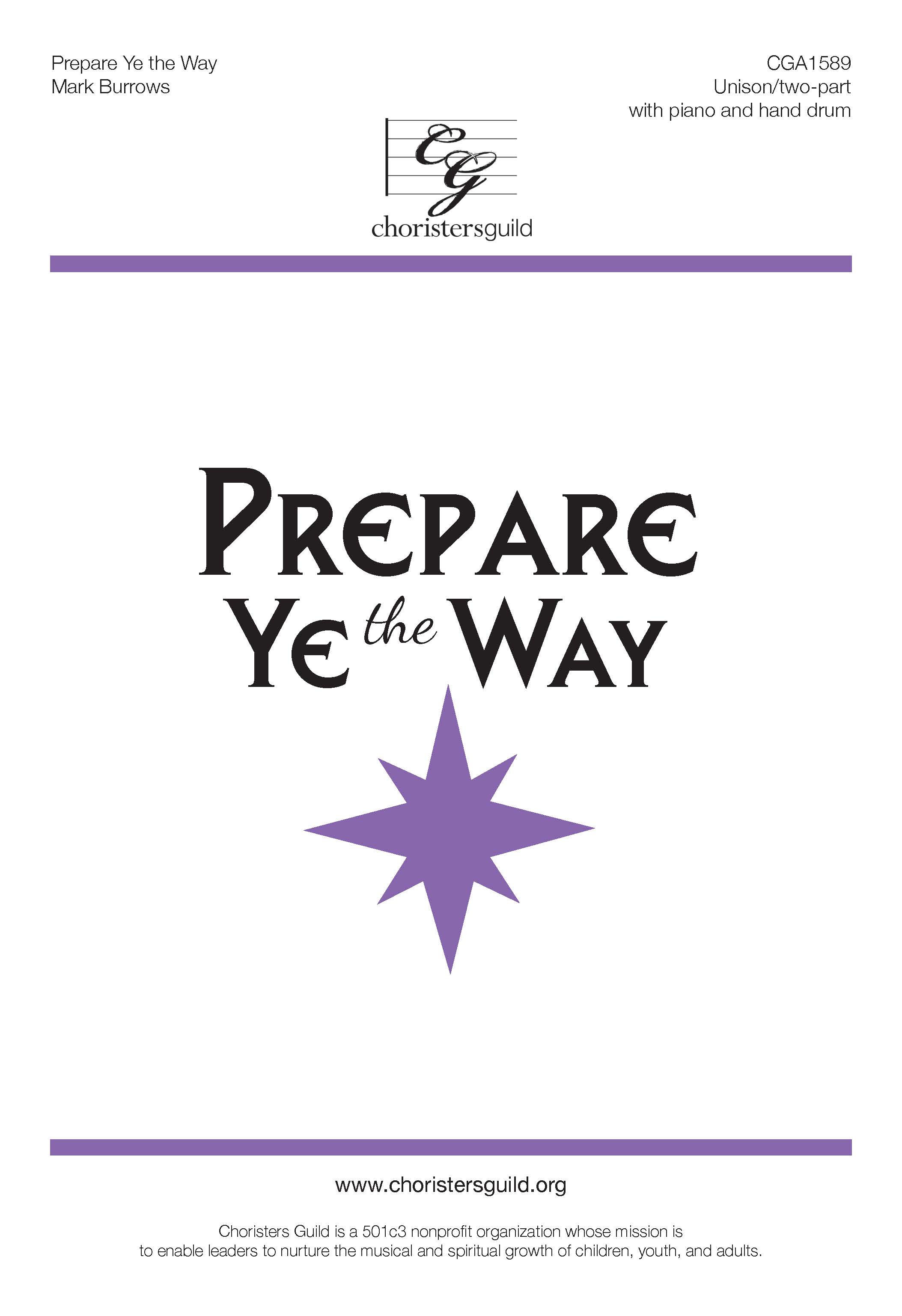 Prepare Ye the Way - Unison/Two-part