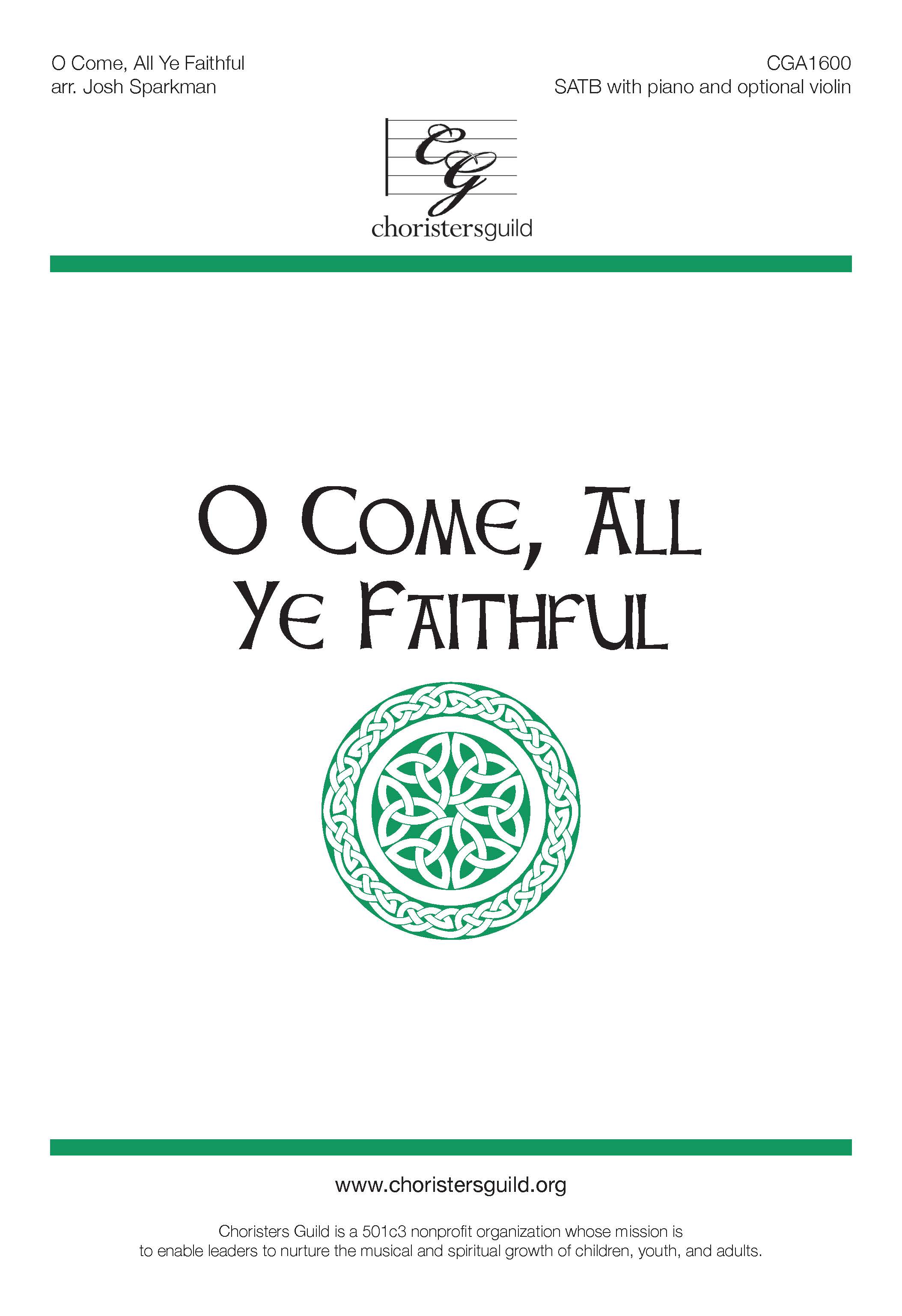 O Come, All Ye Faithful - Violin Part