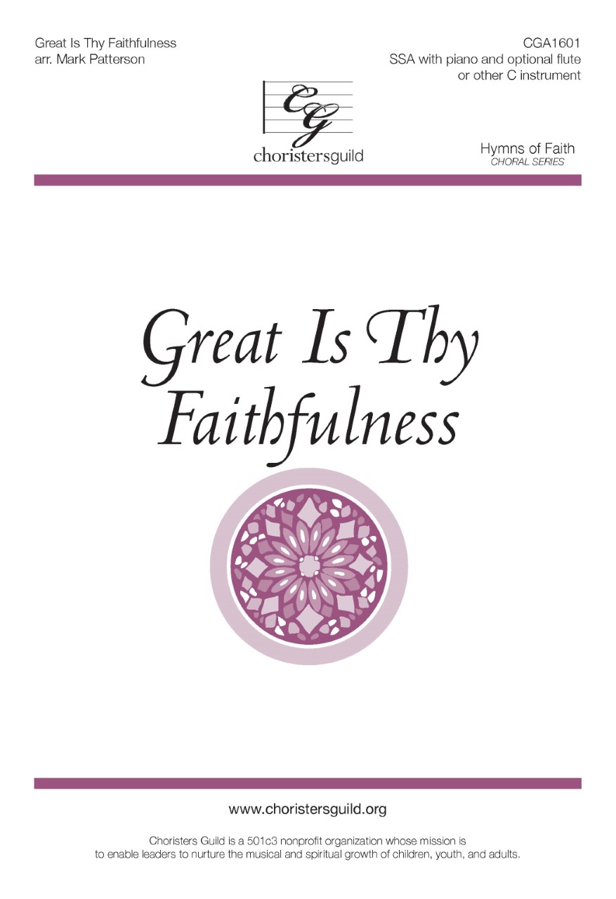 Great Is Thy Faithfulness - Flute or C instrument part