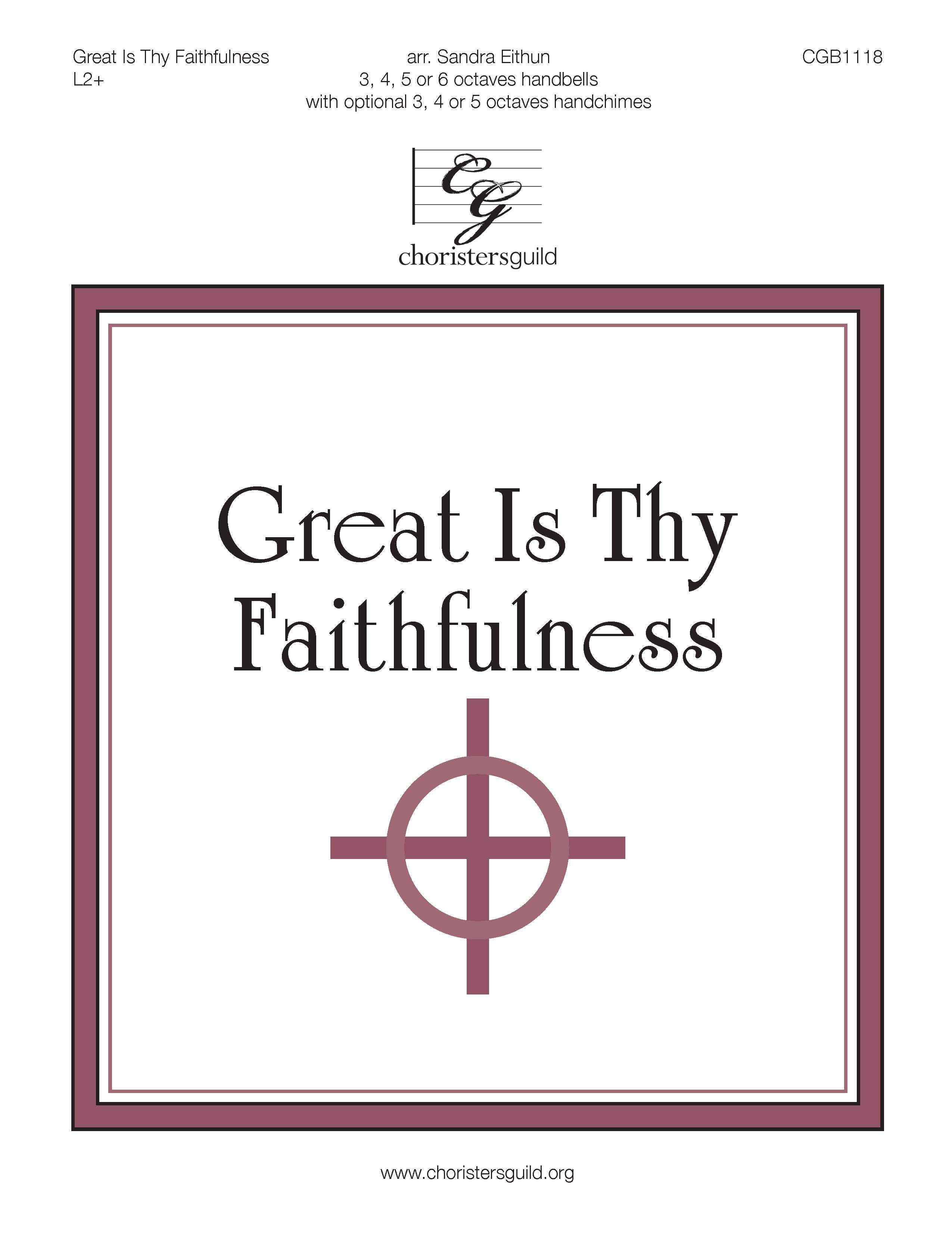 Great Is Thy Faithfulness - 3-6 octaves