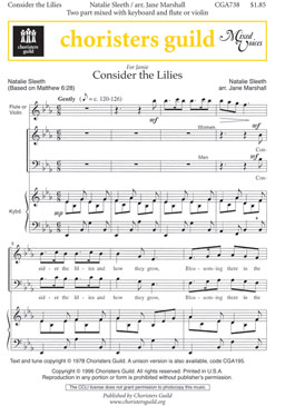 Consider the Lilies (Audio Download)
