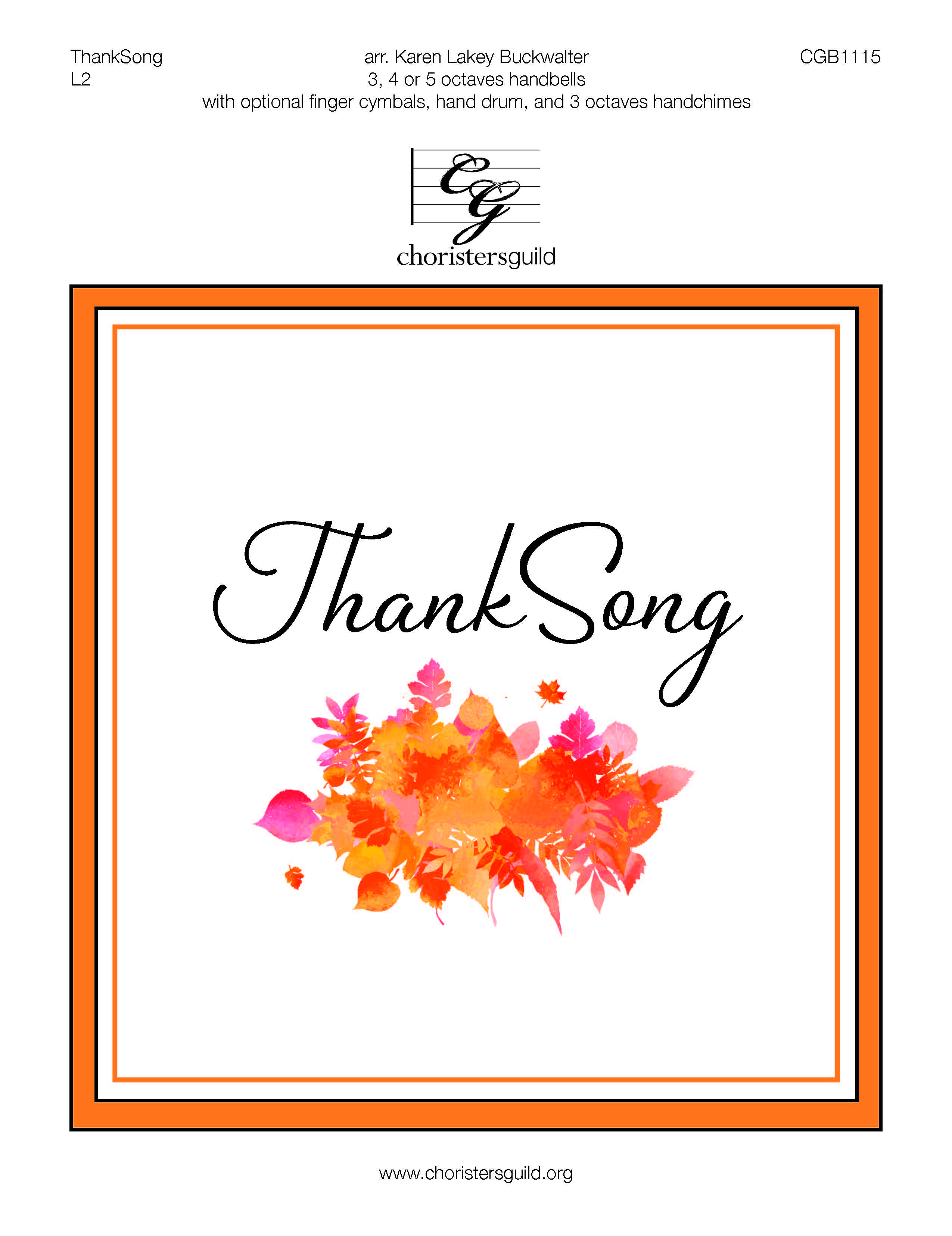 ThankSong - 3-5 octaves with percussion