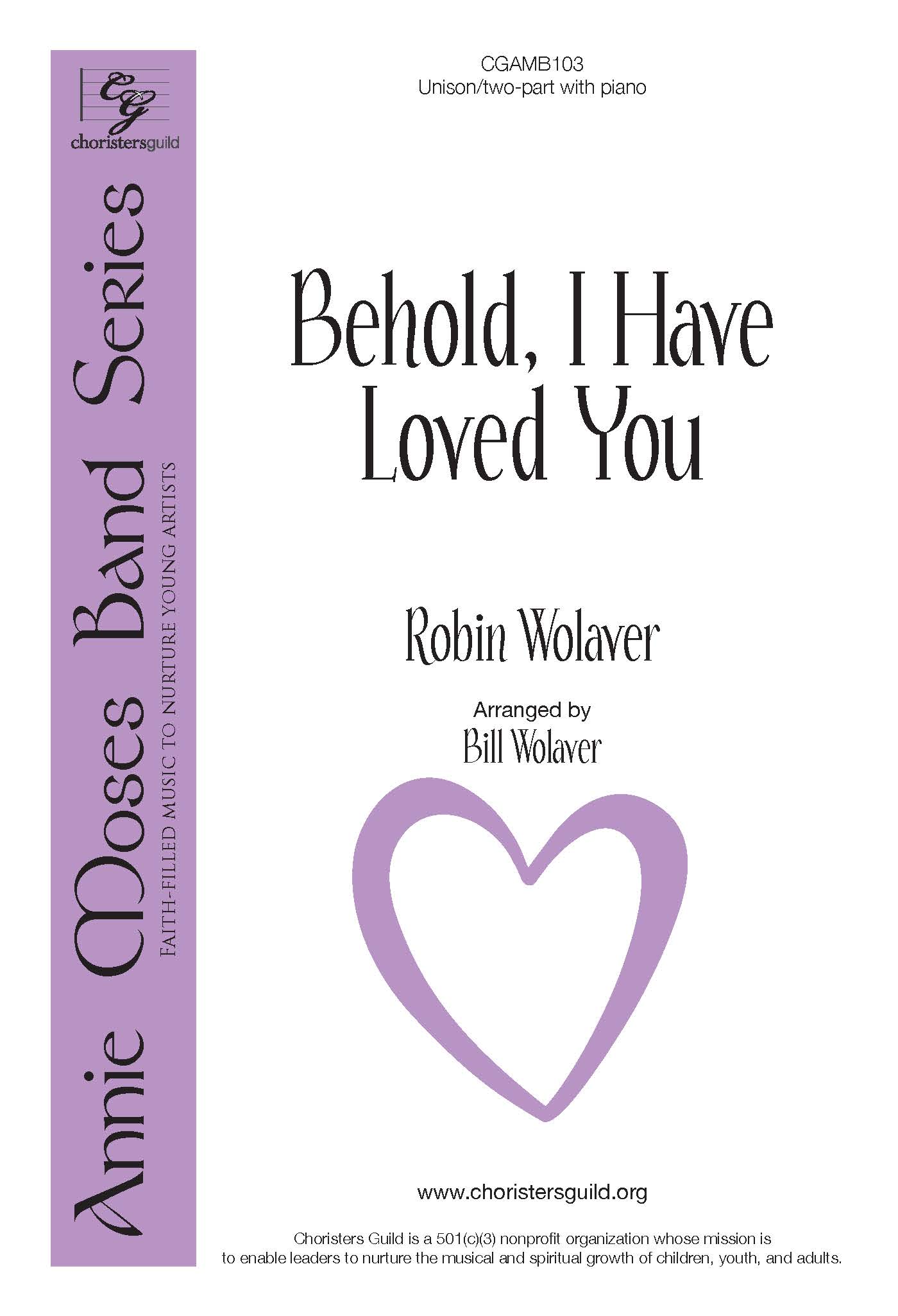 Behold, I Have Loved You - Unison/Two-part