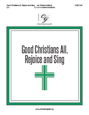 Good Christians All, Rejoice and Sing - 3-5 octaves