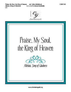 Praise, My Soul, the King of Heaven - 3-6 octaves