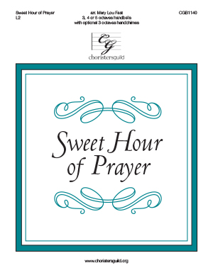 Sweet Hour of Prayer - 3-5 octaves