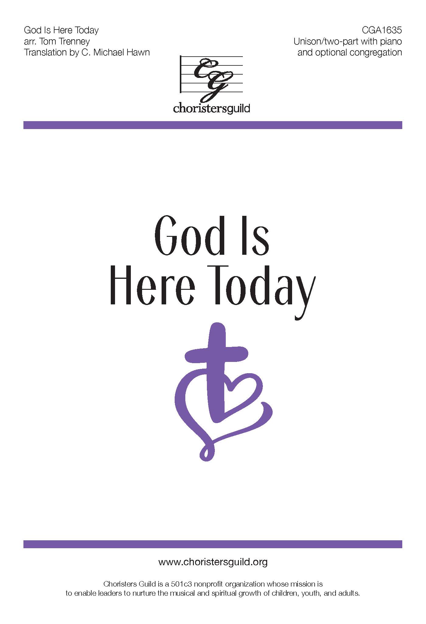 God Is Here Today - Unison/Two-part
