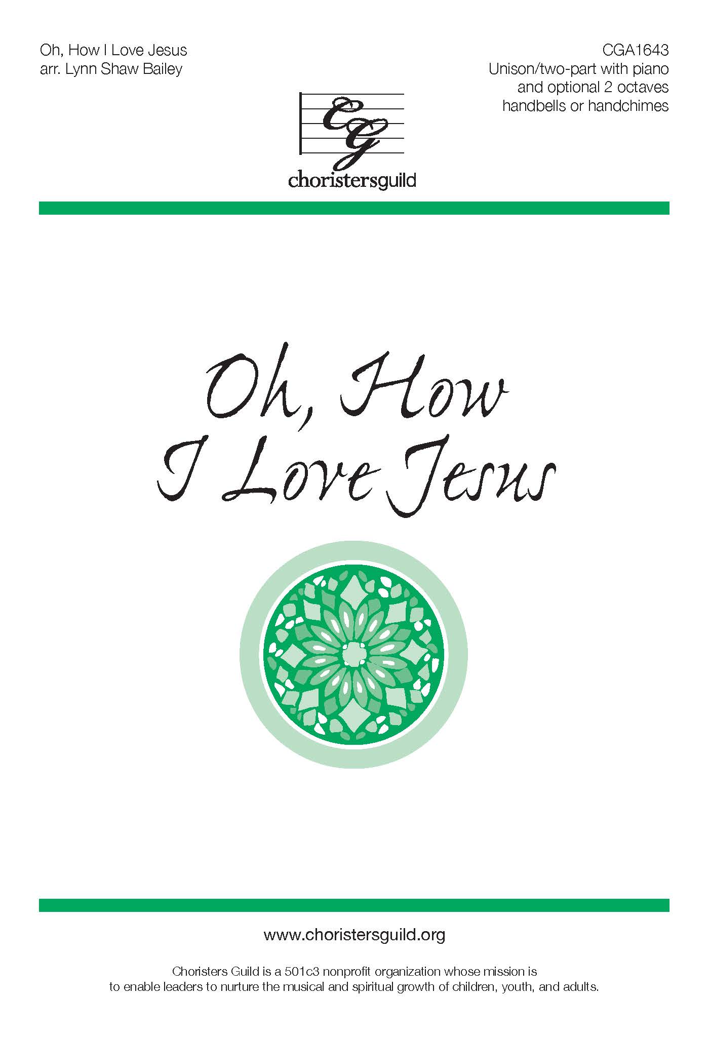 Oh, How I Love Jesus - Unison/Two-part