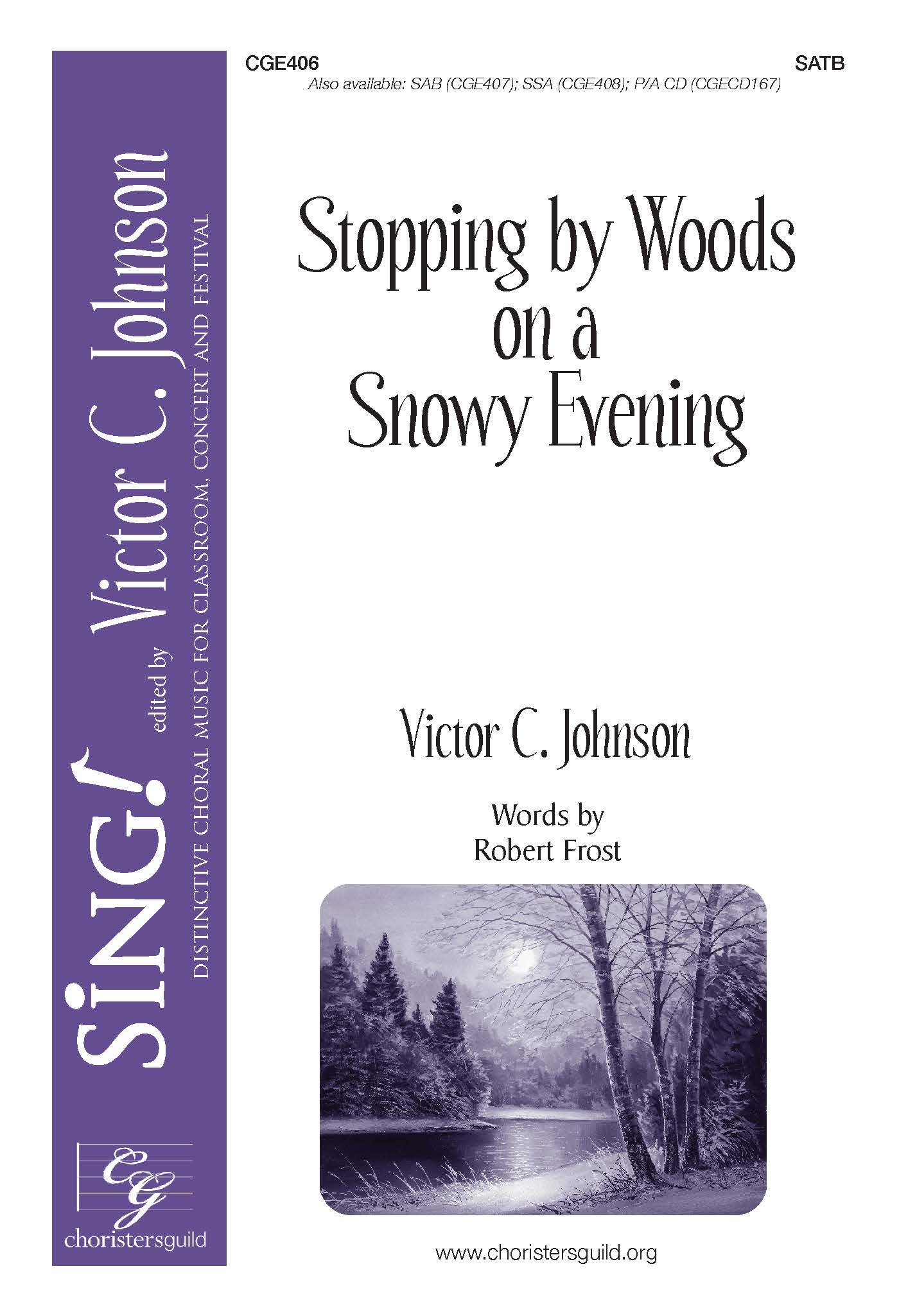 Stopping by Woods on a Snowy Evening - SATB