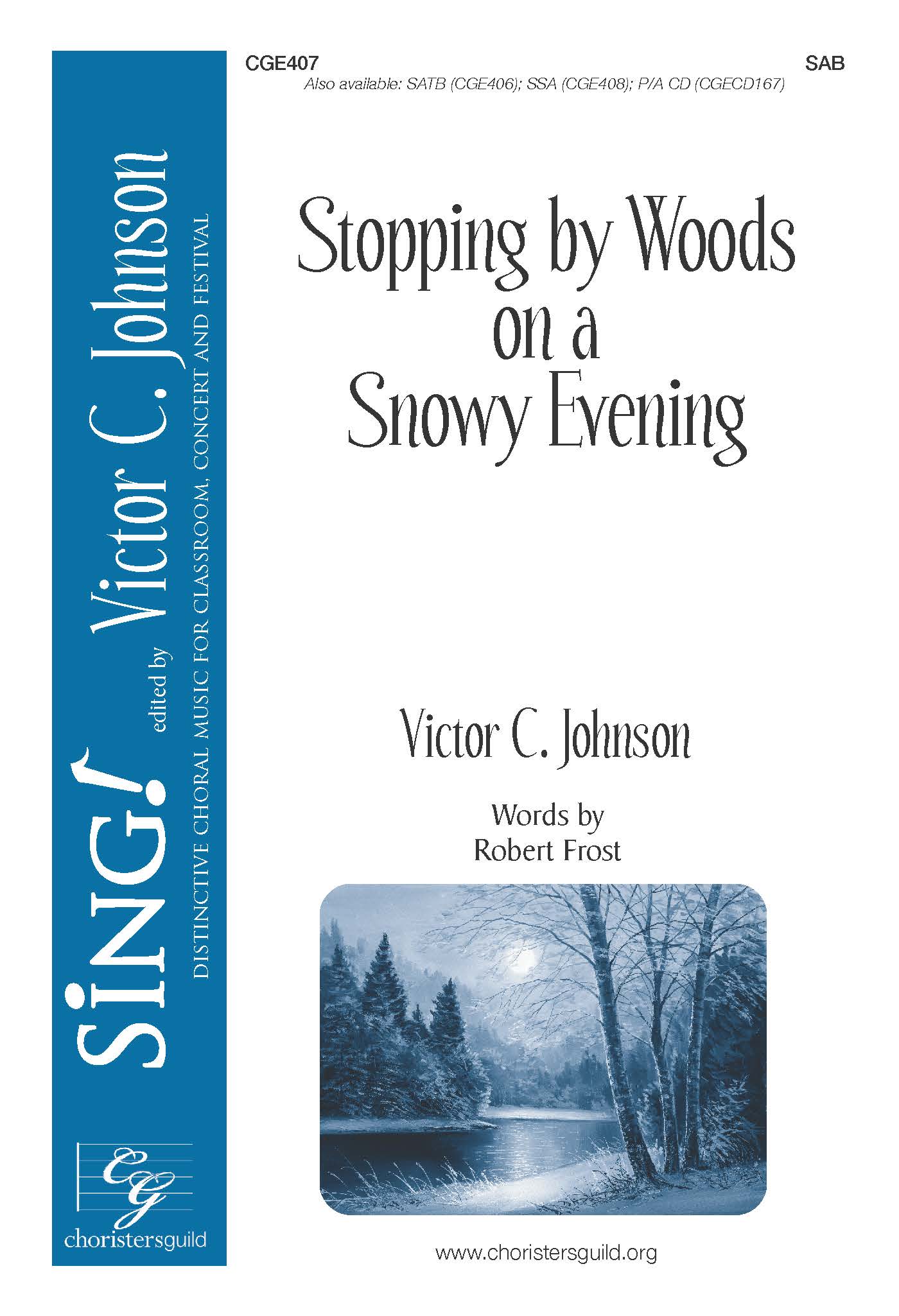 Stopping by Woods on a Snowy Evening - SAB