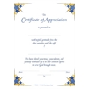 Certificate of Appreciation