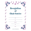 Recognition of Choir Service Certificate