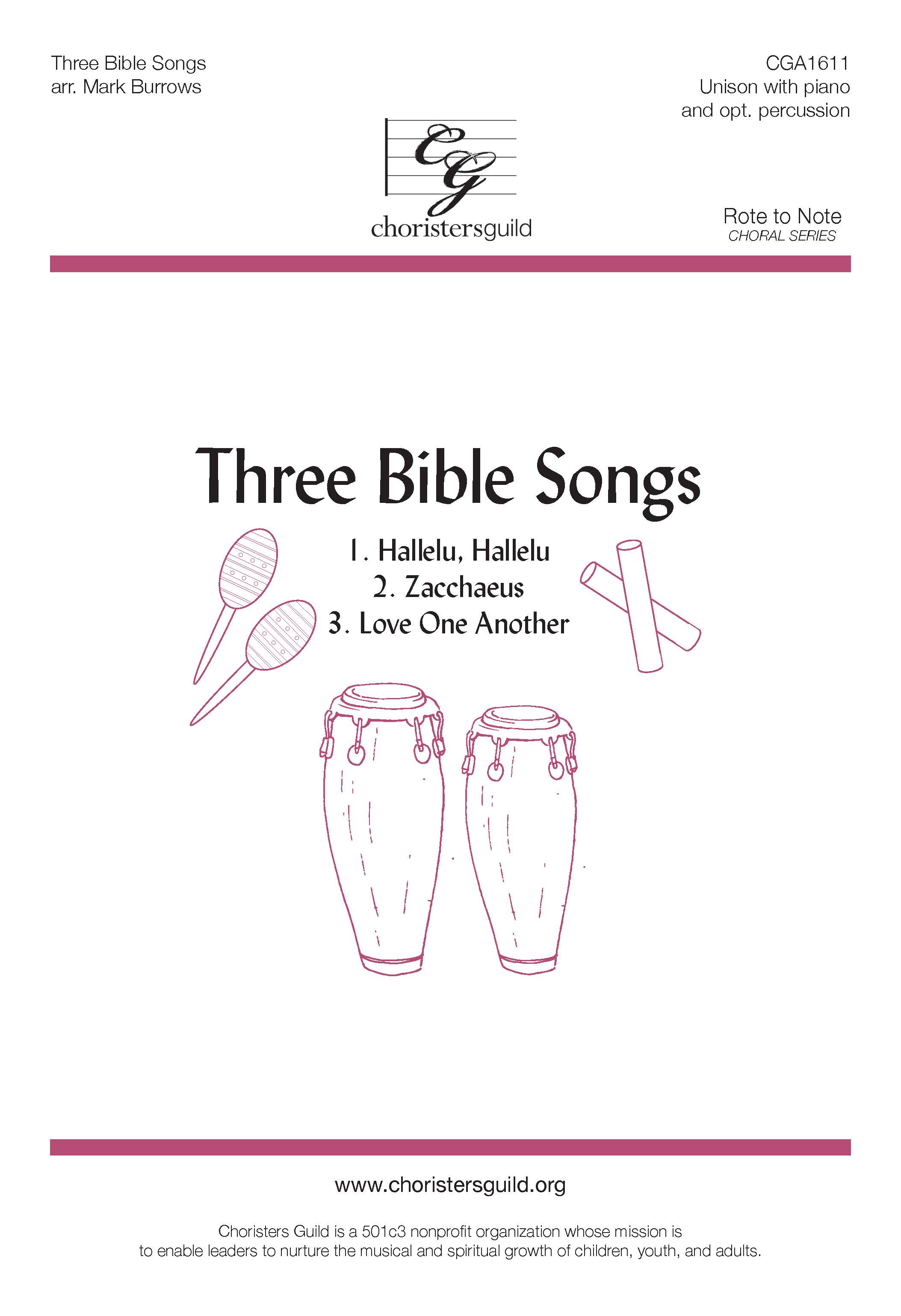 CGA1611 Three Bible Songs 